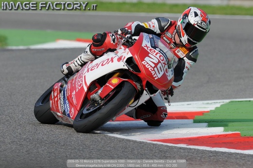2009-05-10 Monza 0276 Superstock 1000 - Warm Up - Daniele Beretta - Ducati 1098R